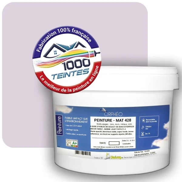 Peinture Anticorrosion Natura Orphéo® Les Violets (Mille Teintes E15-46) Intérieur/Extérieur MAT