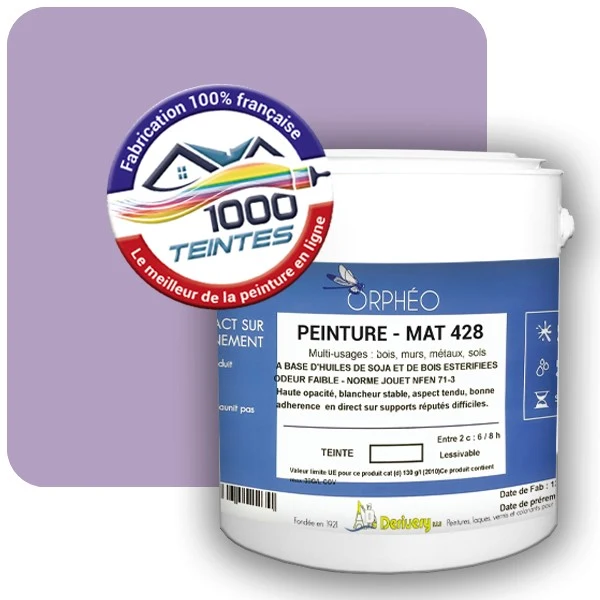 Peinture Anticorrosion Natura Orphéo® Les Violets (Mille Teintes E15-44) Intérieur/Extérieur MAT