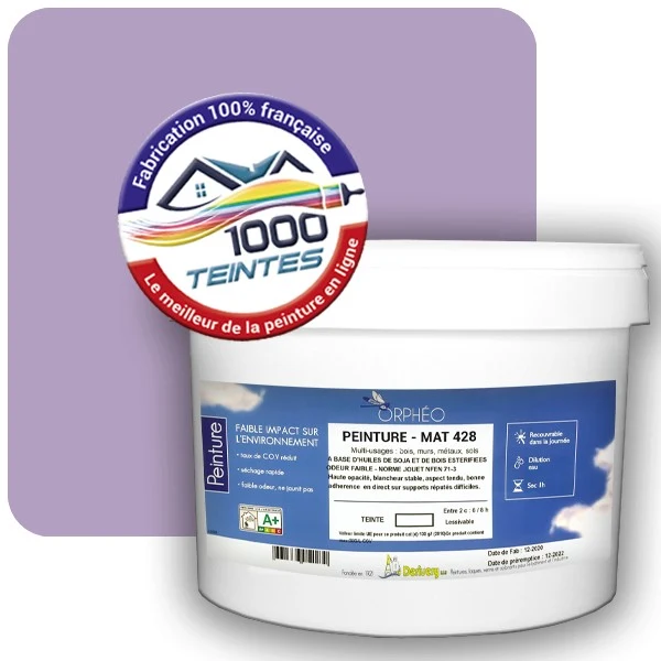 Peinture Anticorrosion Natura Orphéo® Les Violets (Mille Teintes E15-44) Intérieur/Extérieur MAT