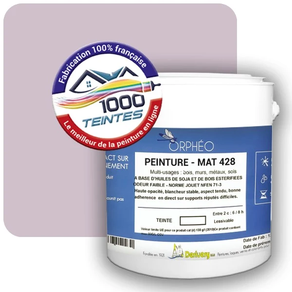 Peinture Anticorrosion Natura Orphéo® Les Violets (Mille Teintes E15-42) Intérieur/Extérieur MAT