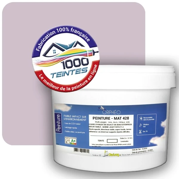 Peinture Anticorrosion Natura Orphéo® Les Violets (Mille Teintes E15-42) Intérieur/Extérieur MAT