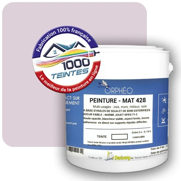 Peinture Anticorrosion Natura Orphéo® Les Violets (Mille Teintes E15-41) Intérieur/Extérieur MAT
