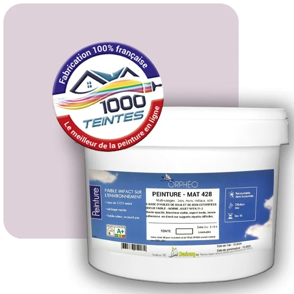 Peinture Anticorrosion Natura Orphéo® Les Violets (Mille Teintes E15-41) Intérieur/Extérieur MAT