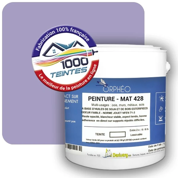 Peinture Anticorrosion Natura Orphéo® Les Violets (Mille Teintes E15-33) Intérieur/Extérieur MAT