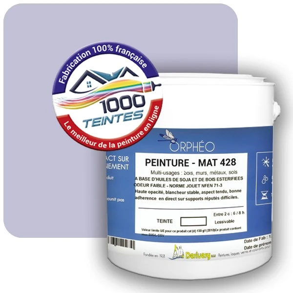 Peinture Anticorrosion Natura Orphéo® Les Violets (Mille Teintes E15-32) Intérieur/Extérieur MAT