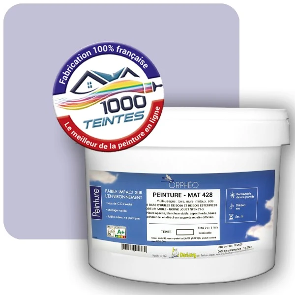 Peinture Anticorrosion Natura Orphéo® Les Violets (Mille Teintes E15-32) Intérieur/Extérieur MAT