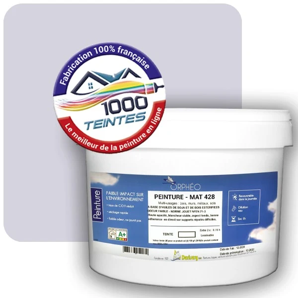 Peinture Anticorrosion Natura Orphéo® Les Violets (Mille Teintes E15-31) Intérieur/Extérieur MAT