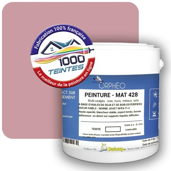 Peinture Anticorrosion Natura Orphéo® Les Roses (Mille Teintes E1-53) Intérieur/Extérieur MAT