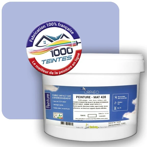 Peinture Anticorrosion Natura Orphéo® Les Violets (Mille Teintes E15-3) Intérieur/Extérieur MAT
