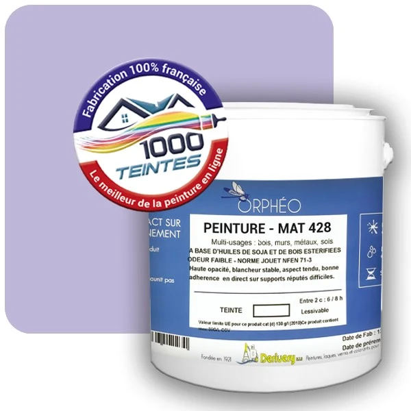 Peinture Anticorrosion Natura Orphéo® Les Violets (Mille Teintes E15-23) Intérieur/Extérieur MAT