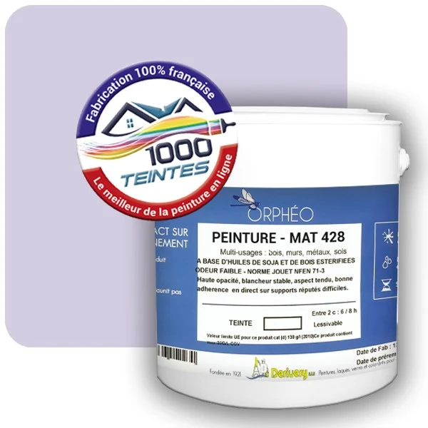 Peinture Anticorrosion Natura Orphéo® Les Violets (Mille Teintes E15-22) Intérieur/Extérieur MAT