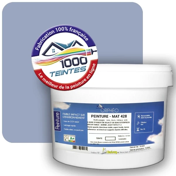 Peinture Anticorrosion Natura Orphéo® Les Violets (Mille Teintes E15-13) Intérieur/Extérieur MAT