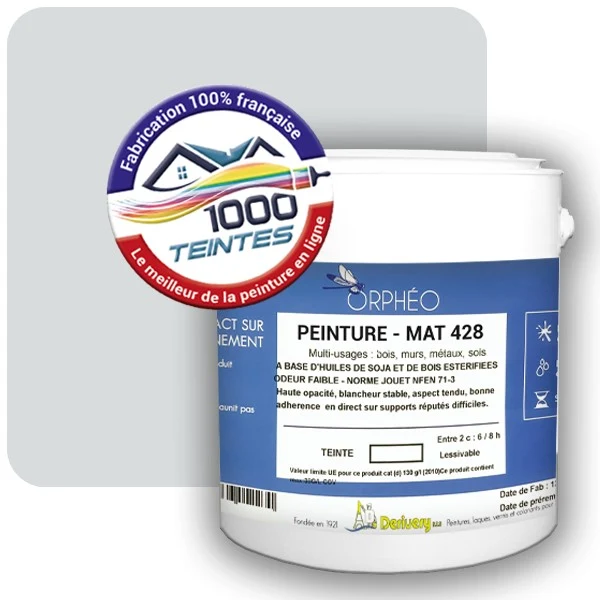 Peinture Anticorrosion Natura Orphéo® Les Bleus (Mille Teintes E14-56) Intérieur/Extérieur MAT