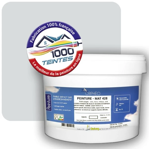 Peinture Anticorrosion Natura Orphéo® Les Bleus (Mille Teintes E14-56) Intérieur/Extérieur MAT