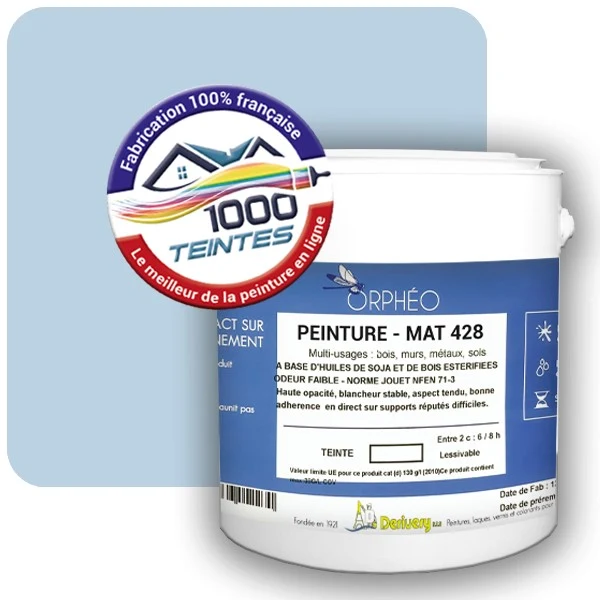 Peinture Anticorrosion Natura Orphéo® Les Bleus (Mille Teintes E14-46) Intérieur/Extérieur MAT