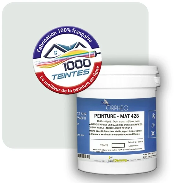 Peinture Anticorrosion Natura Orphéo® Les Bleus (Mille Teintes E14-36) Intérieur/Extérieur MAT