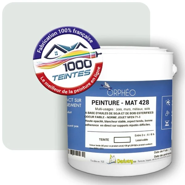 Peinture Anticorrosion Natura Orphéo® Les Bleus (Mille Teintes E14-36) Intérieur/Extérieur MAT