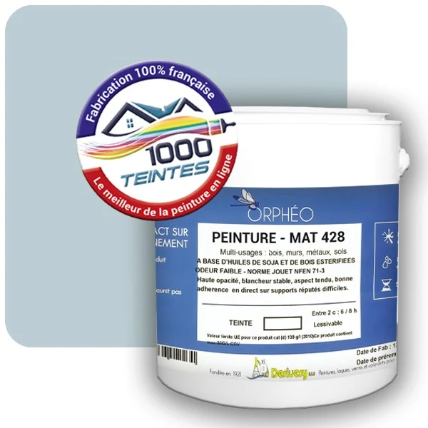 Peinture Anticorrosion Natura Orphéo® Les Bleus (Mille Teintes E14-31) Intérieur/Extérieur MAT