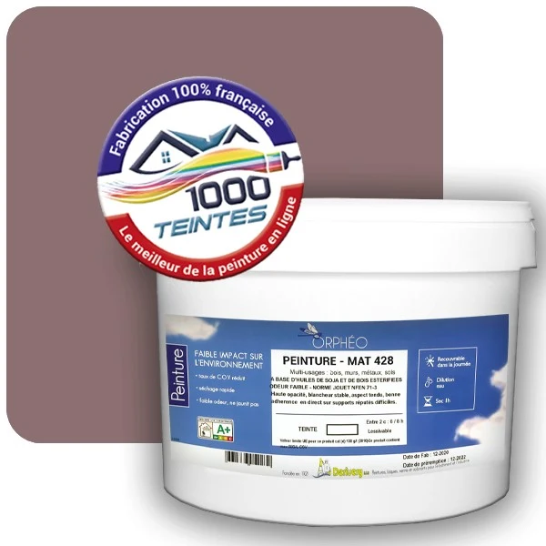 Peinture Anticorrosion Natura Orphéo® Les Roses (Mille Teintes E2-19) Intérieur/Extérieur MAT