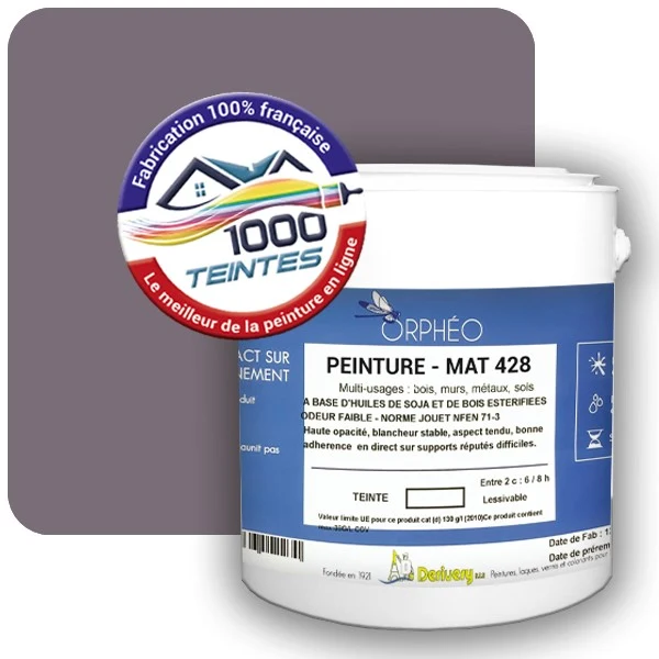 Peinture Anticorrosion Natura Orphéo® Les Roses (Mille Teintes E1-39) Intérieur/Extérieur MAT