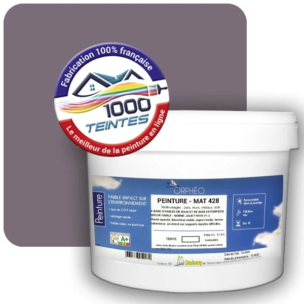Peinture Anticorrosion Natura Orphéo® Les Roses (Mille Teintes E1-39) Intérieur/Extérieur MAT
