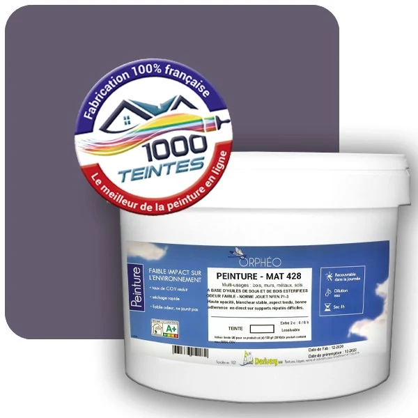 Peinture Anticorrosion Natura Orphéo® Les Roses (Mille Teintes E1-20) Intérieur/Extérieur MAT