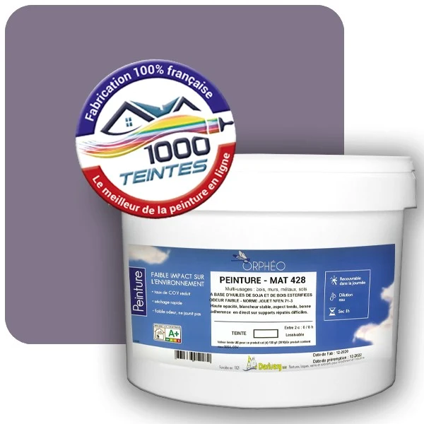 Peinture Anticorrosion Natura Orphéo® Les Roses (Mille Teintes E1-19) Intérieur/Extérieur MAT