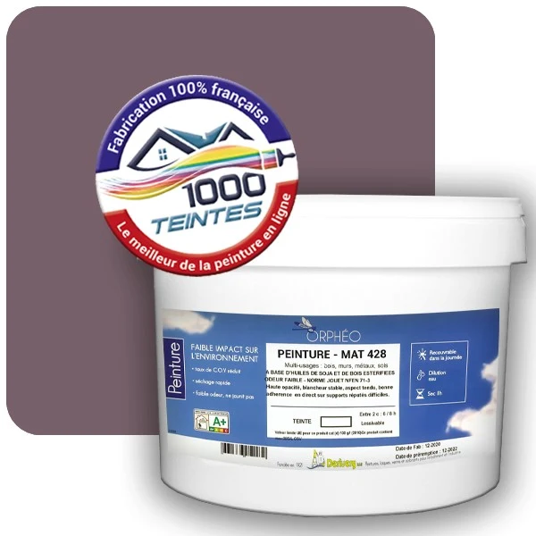 Peinture Anticorrosion Natura Orphéo® Les Roses (Mille Teintes E1-15) Intérieur/Extérieur MAT