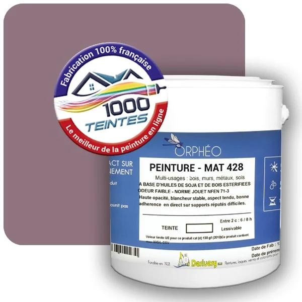 Peinture Anticorrosion Natura Orphéo® Les Roses (Mille Teintes E1-14) Intérieur/Extérieur MAT