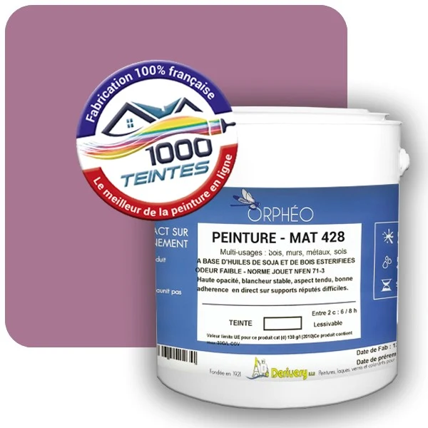 Peinture Anticorrosion Natura Orphéo® Les Roses (Mille Teintes E1-4) Intérieur/Extérieur MAT