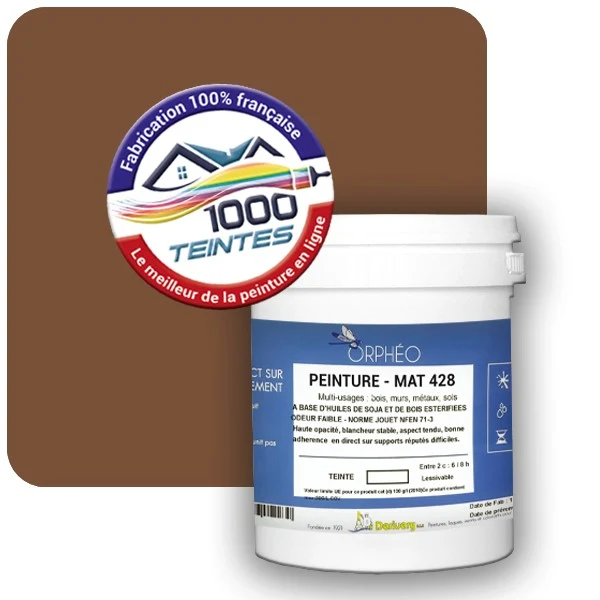 Peinture Anticorrosion Natura Orphéo® Brun Beige (RAL Classic 8024) Intérieur/Extérieur MAT