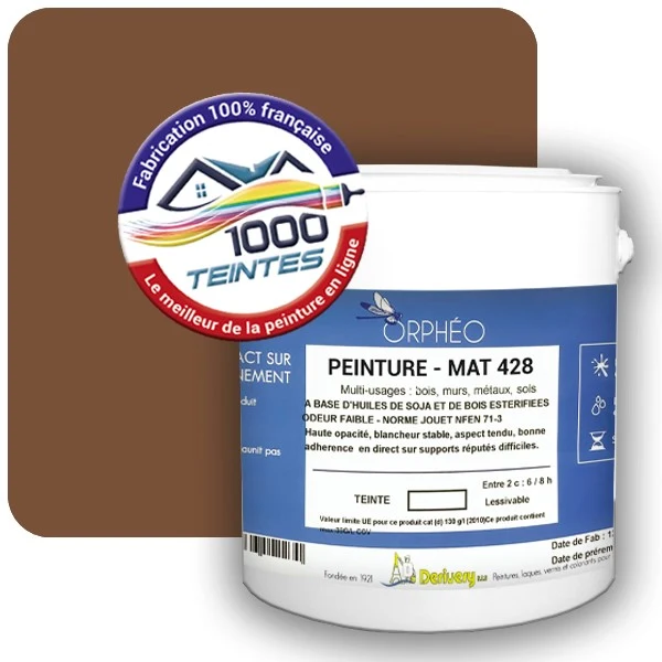 Peinture Anticorrosion Natura Orphéo® Brun Beige (RAL Classic 8024) Intérieur/Extérieur MAT