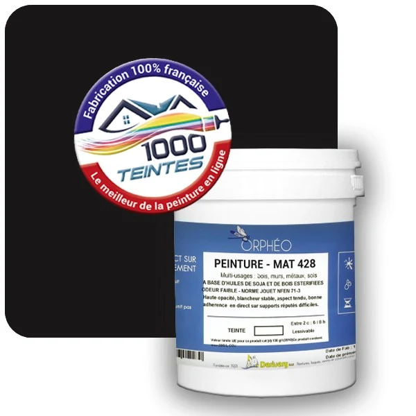 Peinture Anticorrosion Natura Orphéo® Brun Noir (RAL Classic 8022) Intérieur/Extérieur MAT