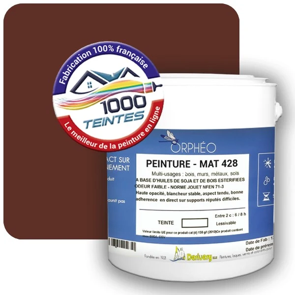 Peinture Anticorrosion Natura Orphéo® Marron (RAL Classic 8015) Intérieur/Extérieur MAT