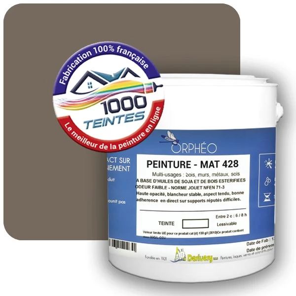 Peinture Anticorrosion Natura Orphéo® Gris Beige (RAL Classic 7006) Intérieur/Extérieur MAT