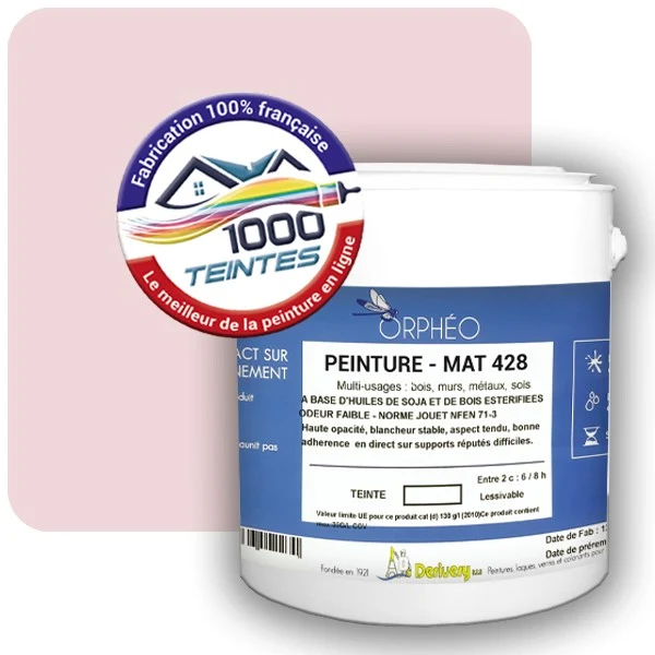 Peinture Anticorrosion Natura Orphéo® Les Roses (Mille Teintes E1-41) Intérieur/Extérieur MAT