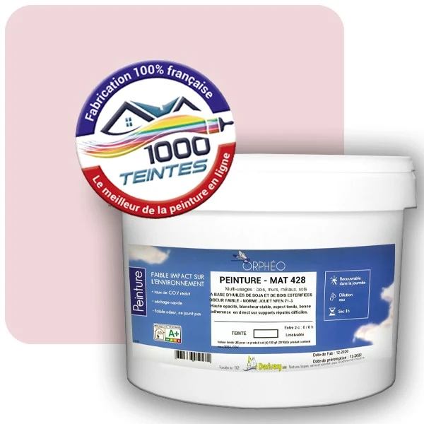 Peinture Anticorrosion Natura Orphéo® Les Roses (Mille Teintes E1-41) Intérieur/Extérieur MAT
