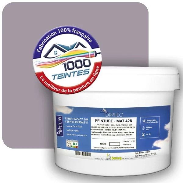 Peinture Anticorrosion Natura Orphéo® Les Roses (Mille Teintes E1-38) Intérieur/Extérieur MAT