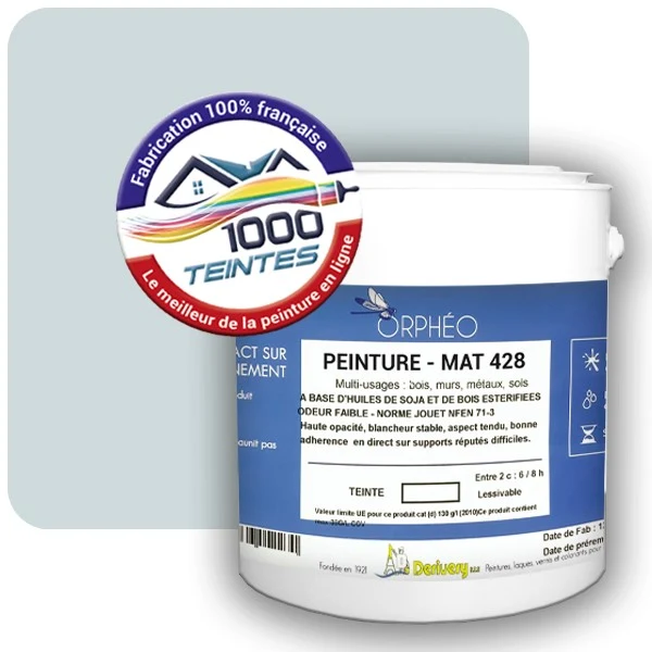 Peinture Anticorrosion Natura Orphéo® Les Bleus (Mille Teintes E13-57) Intérieur/Extérieur MAT
