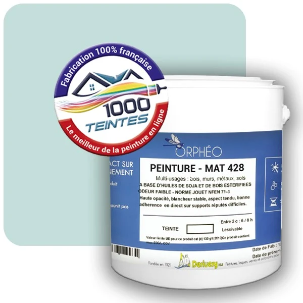 Peinture Anticorrosion Natura Orphéo® Les Bleus (Mille Teintes E13-31) Intérieur/Extérieur MAT