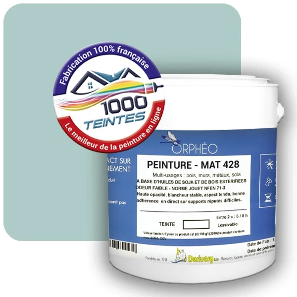 Peinture Anticorrosion Natura Orphéo® Les Bleus (Mille Teintes E13-17) Intérieur/Extérieur MAT