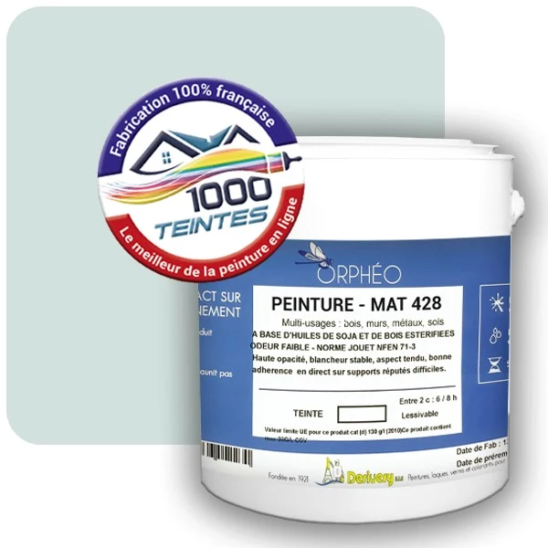 Peinture Anticorrosion Natura Orphéo® Les Bleus (Mille Teintes E13-11) Intérieur/Extérieur MAT