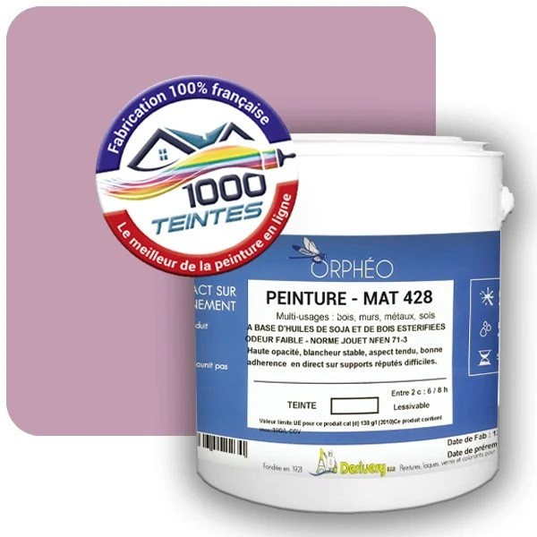 Peinture Anticorrosion Natura Orphéo® Les Roses (Mille Teintes E1-3) Intérieur/Extérieur MAT