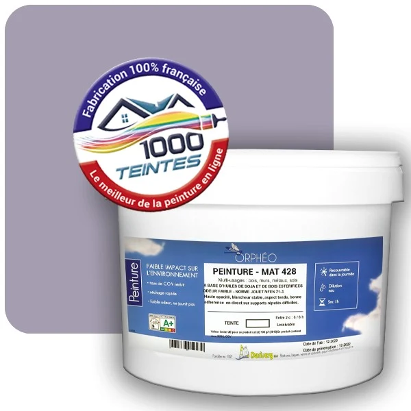 Peinture Anticorrosion Natura Orphéo® Les Roses (Mille Teintes E1-18) Intérieur/Extérieur MAT