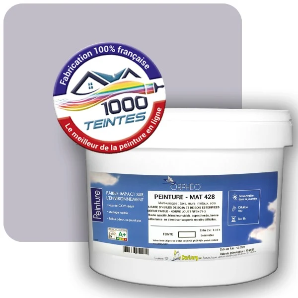 Peinture Anticorrosion Natura Orphéo® Les Roses (Mille Teintes E1-17) Intérieur/Extérieur MAT