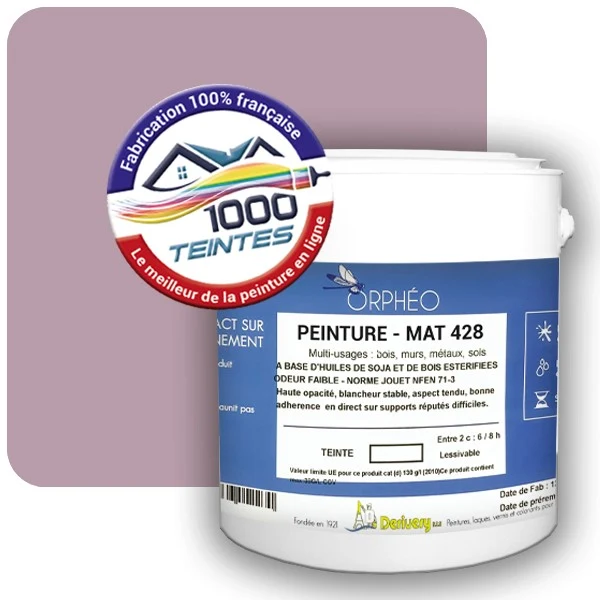 Peinture Anticorrosion Natura Orphéo® Les Roses (Mille Teintes E1-13) Intérieur/Extérieur MAT