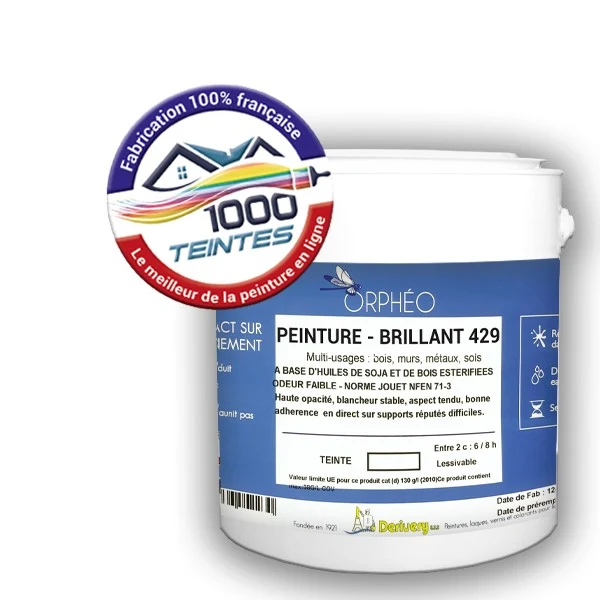 Peinture Anticorrosion Natura Orphéo® Blanc (ORPH Base) Intérieur/Extérieur BRILLANT