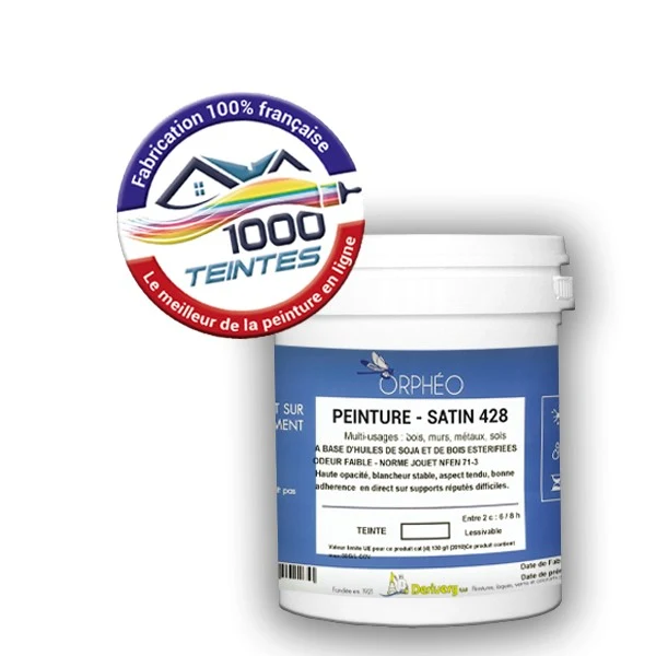 Peinture Anticorrosion Natura Orphéo® Blanc (ORPH Base) Intérieur/Extérieur SATIN