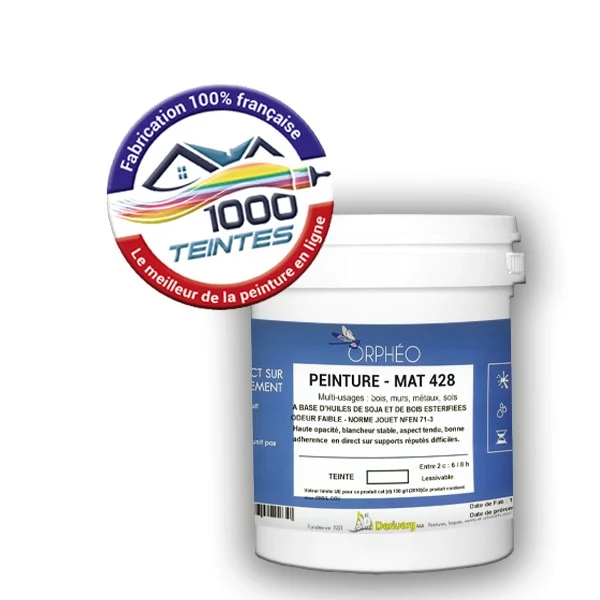 Peinture Anticorrosion Natura Orphéo® Blanc (ORPH Base) Intérieur/Extérieur MAT