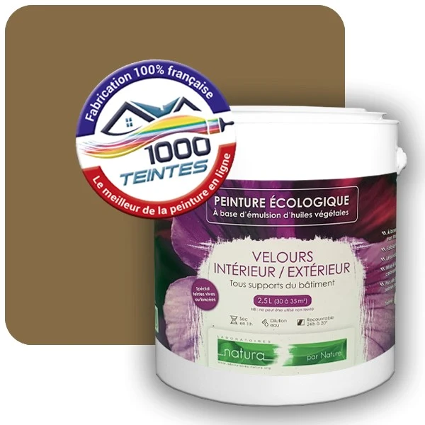 Peinture Natura Tassili® Les Jaunes (Mille Teintes E7-15) Intérieur/Extérieur VELOURS